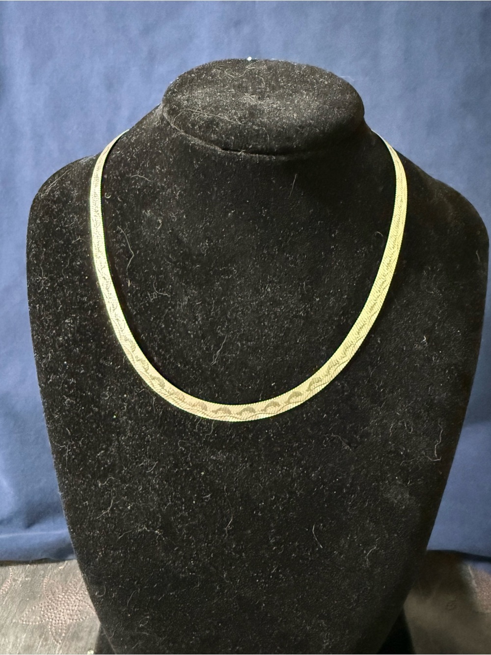 925 Sterling Silver Italian Herringbone Necklace